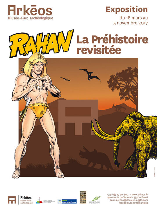 Affiche de l'exposition Rahan