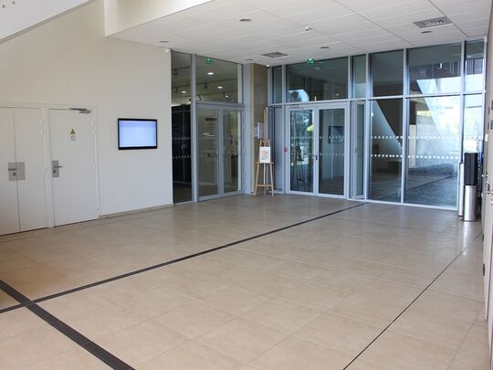 Hall d'accueil du musée